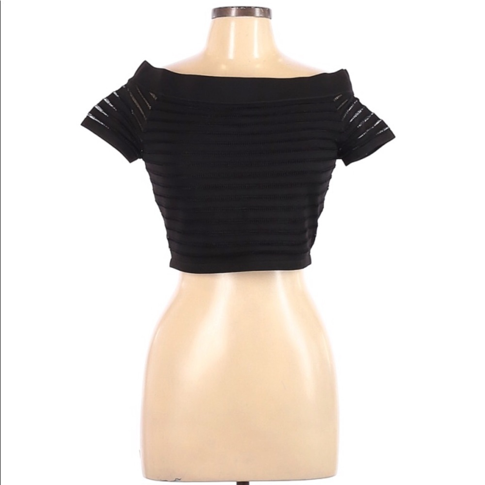BEBE black crop top